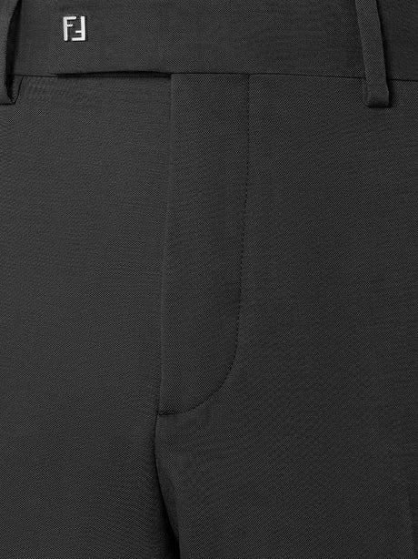 Fendi Virgin wool trousers - Nero