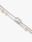 Valentino Garavani Metal and pearls VLogo Signature necklace - Argento