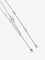 Valentino Garavani Metal and pearls VLogo Signature necklace - Argento