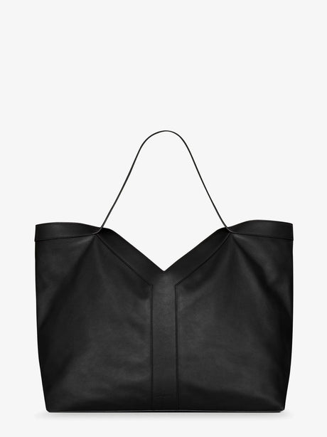 Saint Laurent Y Oversize leather tote bag - Nero