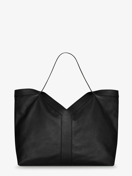 Saint Laurent Y Oversize leather tote bag - Nero