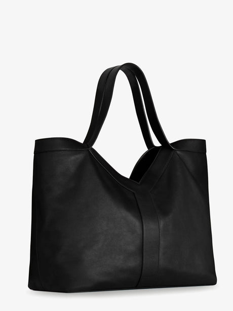 Saint Laurent Y Oversize leather tote bag - Nero
