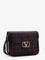 Valentino Garavani Valentino Garavani 9TO5 woven leather shoulder bag - Nero/Bark Brown/Nero