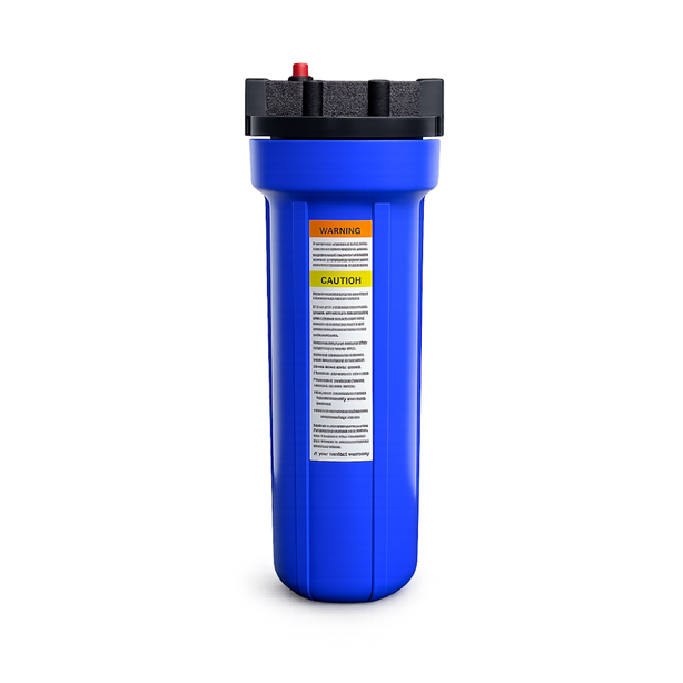 Kemflo 10“ Slim Water Filter Housing - Blue