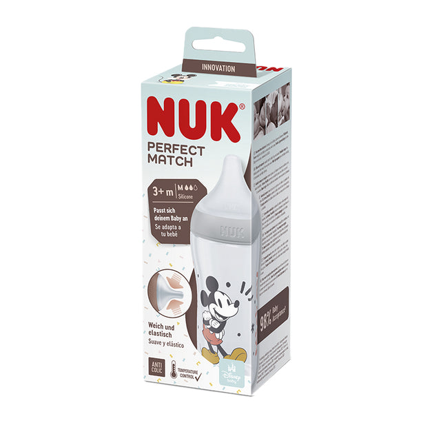 NUK Perfect Match PP Mickey Mouse 260ml Silicone M (3months+)