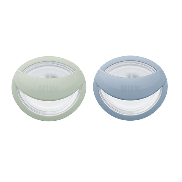 NUK Perfect Match Silicone Soother Pacifier 2pcs/box | 0-6 Months - Green/Blue