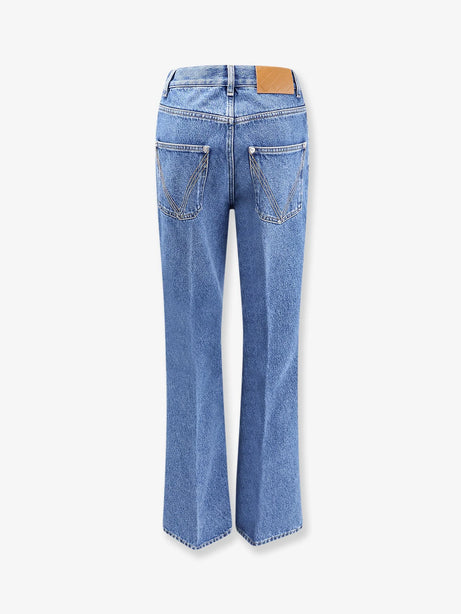 Bottega Veneta Flared cotton jeans - Midblue