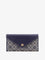 Tory Burch T Monogram Envelope leather and T Monogram Fabric wallet - Torynavy