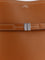 Toteme Textured leather bucket bag with frontal strap - Tan