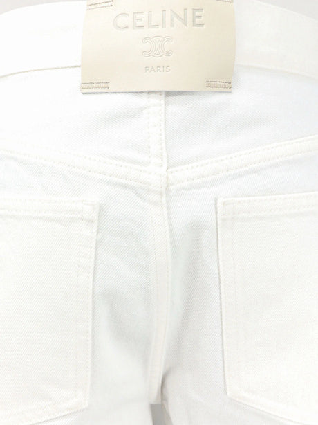Celine 001 denim shorts - Whiteheavystone
