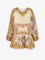 Zimmermann Indra cotton and silk mini dress - Chartreuse Floral