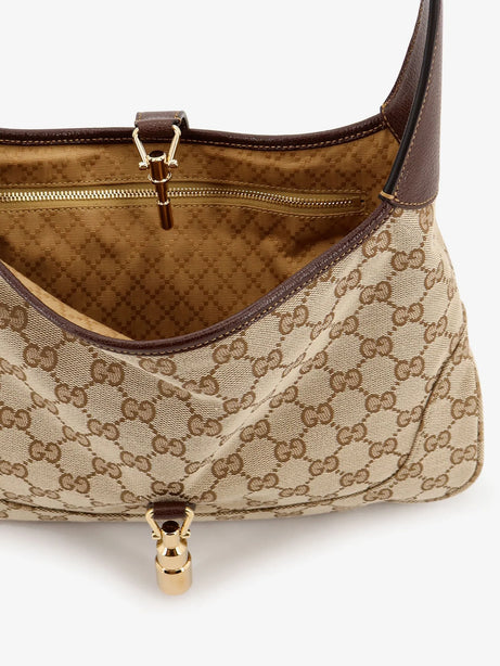 Gucci Jackie shoulder bag in GG fabric shoulder bag - Beige