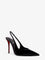 Christian Louboutin Miss Z patent leather slingback décolleté - Black