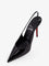 Christian Louboutin Miss Z patent leather slingback décolleté - Black