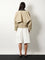 Bottega Veneta Cotton Jacket with Intrecciato leather collar - Sahara