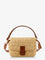 Fendi Mamma Baguette Medium raffia crossbody bag - Naturale+Sellier+Os