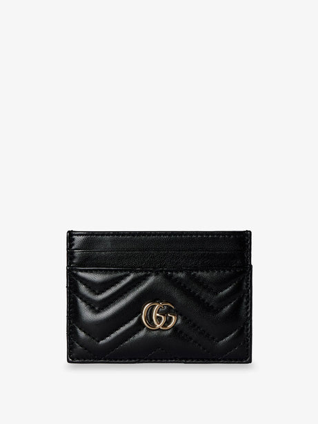 Gucci GG Marmont leather card holder - Black