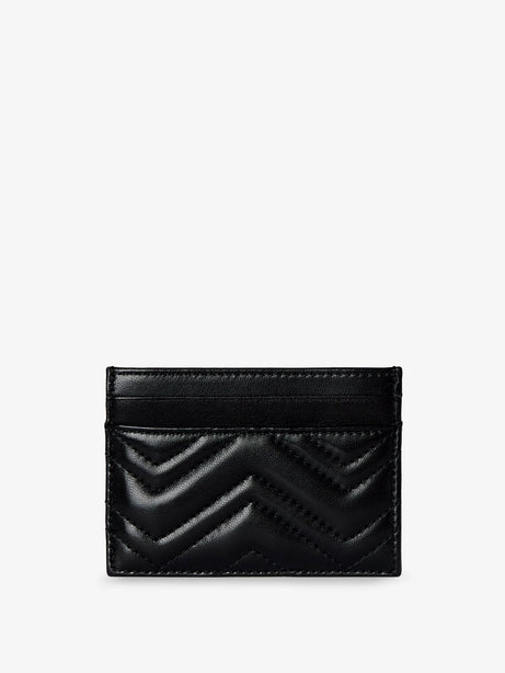 Gucci GG Marmont leather card holder - Black