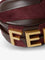 Fendi Fendigraphy Mini leather handbag with metal lettering logo - Brown