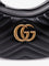 Gucci GG Marmont quilted leather shoulder bag with metal GG logo - Nero