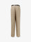Dolce & Gabbana Mélange trousers with belt - Melangebiancobeige