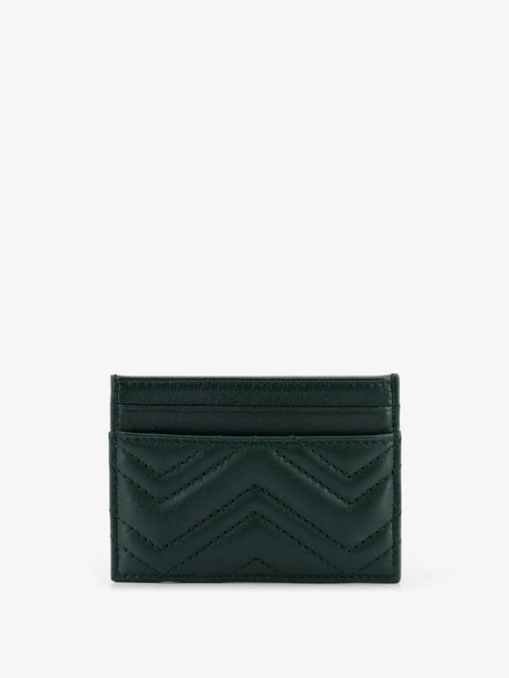 Gucci GG Marmont leather card holder - Green