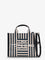 Marc Jacobs The Tote bag canvas handbag with embroidered logo on the front - Blue Sea Multi