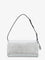 Valentino Garavani DeVain laminated leather shoulder bag - Silver