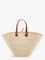 Christian Louboutin Cabata Large raffia shoulder bag - Naturalcuoio