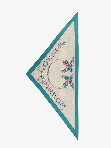 Pinko Swing  Triangle Foulard - Panna/Verde