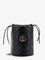 Gucci GG Marmont matelassé leather bucket bag - Black