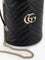 Gucci GG Marmont matelassé leather bucket bag - Black