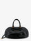 Balenciaga Bolero Bowling Medium Leather Bag - Blackplum