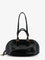 Balenciaga Bolero Bowling Medium Leather Bag - Blackplum