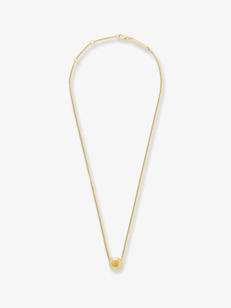Loewe Paula's Ibiza -Anagram Pebble silver necklace - Gold