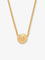 Loewe Paula's Ibiza -Anagram Pebble silver necklace - Gold