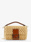 Fendi Baguette® Mini raffia crossbody bag - Naturale+Sellier+Os