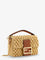 Fendi Baguette® Mini raffia crossbody bag - Naturale+Sellier+Os