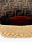 Fendi Baguette® Mini raffia crossbody bag - Naturale+Sellier+Os