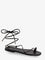 Celine Leather sandals with metal Triomphe logo - Black