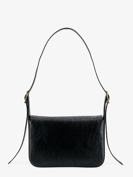 Balenciaga Clicca Arena leather medium shoulder bag - Black