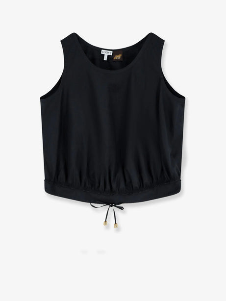 Loewe Paula's Ibiza - Lightweight cotton top - Black