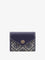 Tory Burch T Monogram Envelope leather and T monogram fabric wallet - Torynavy