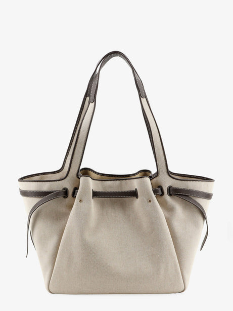Tory Burch Romy Canvas Tote Bag - Dustyalmond