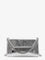 Stella Mccartney Falabella metallic fabric crossbody bag - Silver