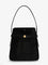 Toteme Belted suede bucket bag - Black