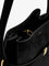 Toteme Belted suede bucket bag - Black