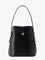 Toteme Belted leather bucket bag - Black