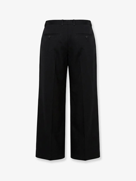 Toteme Single Pleat cotton trousers - Black