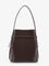 Toteme Belted leather bucket bag - Bark